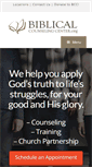 Mobile Screenshot of biblicalcounselingcenter.org